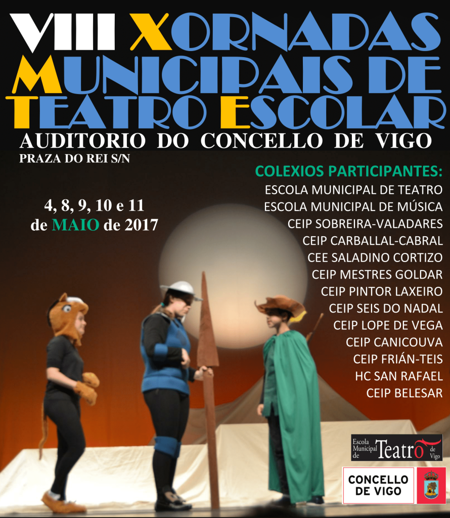 Cartel VIII Xornadas Municipais de Teatro Escolar