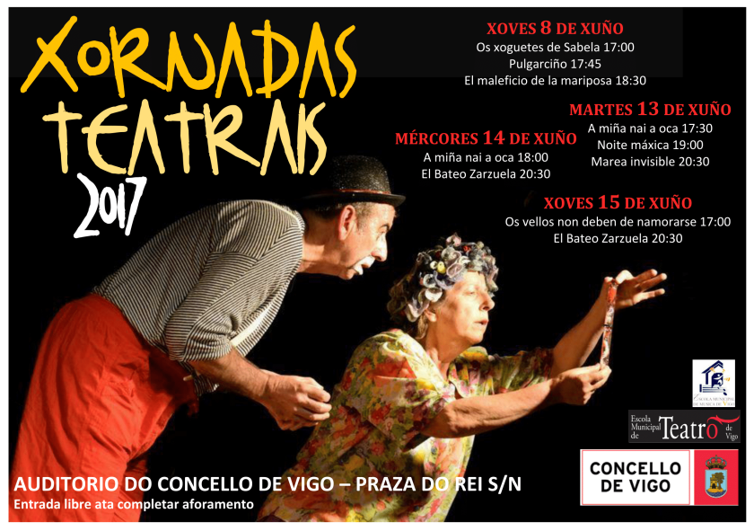 Cartel Xornadas Teatrais 2017