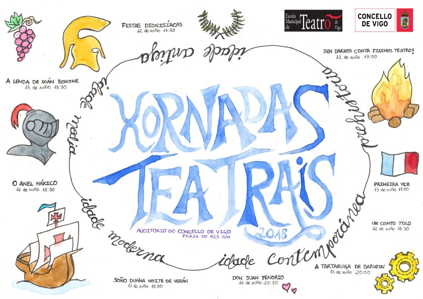 Cartel Xornadas Teatrais 2018