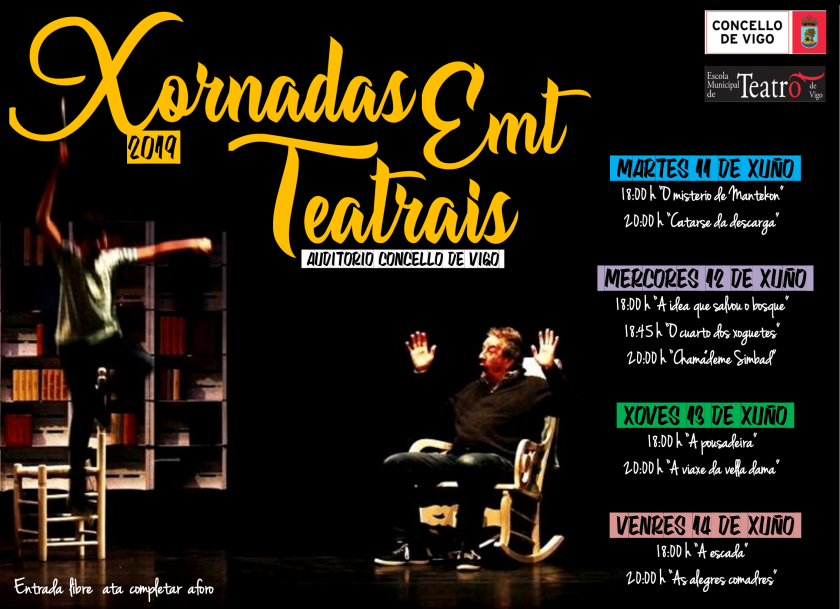 Cartel Xornadas Teatrais EMT 2019