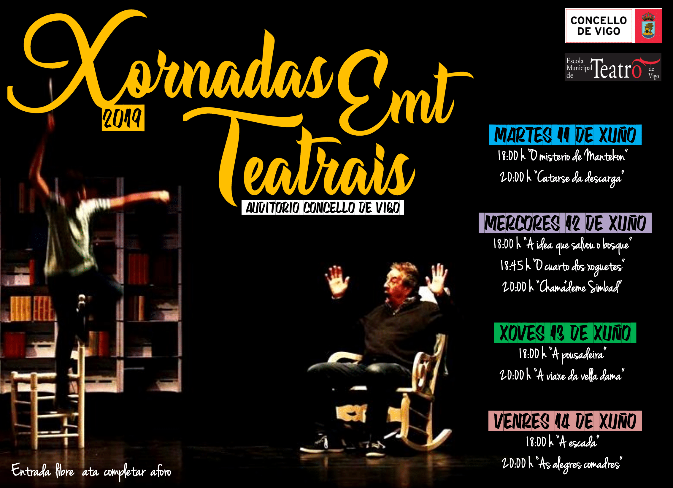 Cartel Xornadas Teatrais EMT 2019