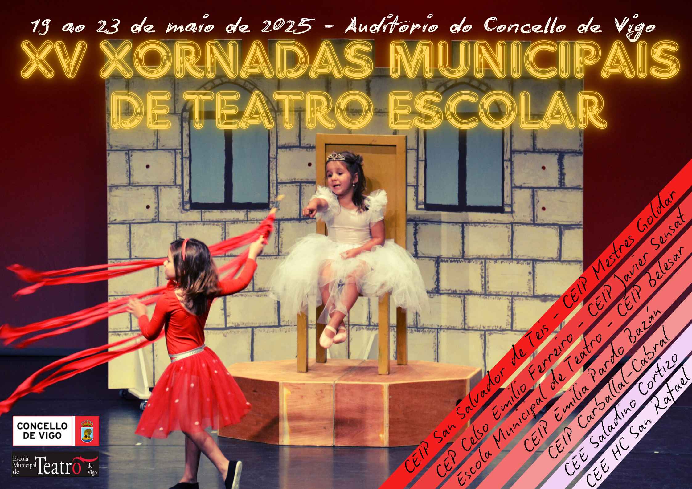 Cartel XV Xornadas Municipais de Teatro Escolar_11zon